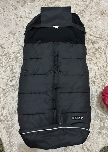 Siyah Fermuarlı Bebek Kayak Tulumu - Görsel 6