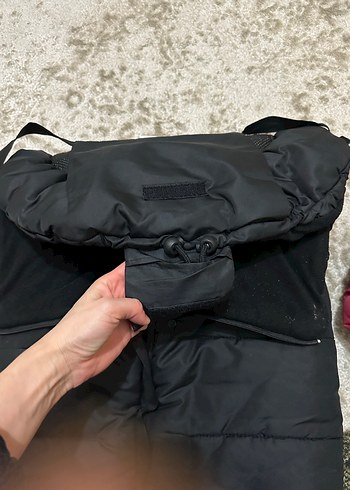 Siyah Fermuarlı Bebek Kayak Tulumu - Görsel 5