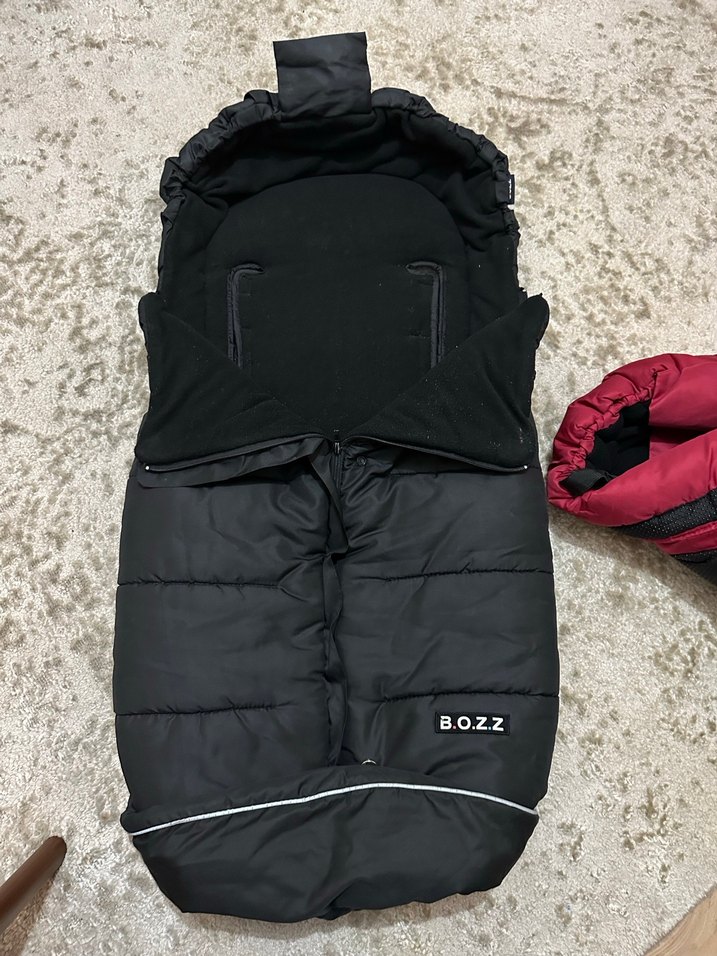 Siyah Fermuarlı Bebek Kayak Tulumu - Görsel 2