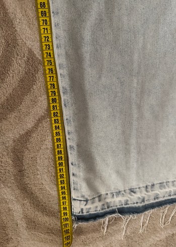 Diğer Jean Uzun Denim Etek