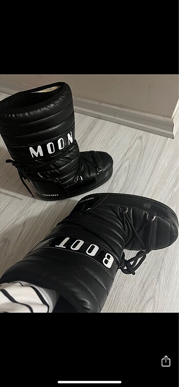 37,5 Beden siyah Renk Moon Boot