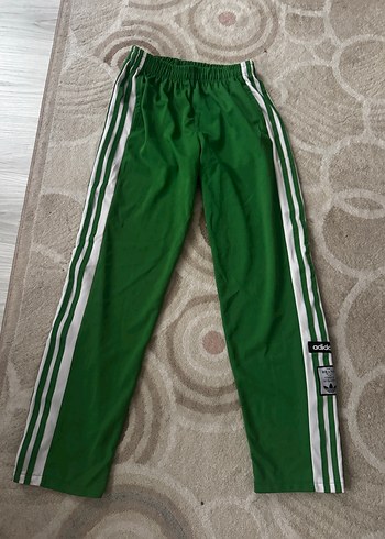 Yeşil Çizgili Adidas Eşofman Altı