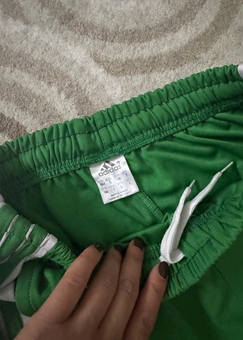 Adidas Yeşil Çizgili Adidas Eşofman Altı