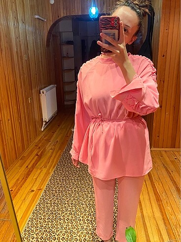universal Beden pembe Renk Pembe takım