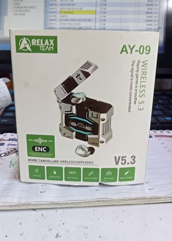 Relax Team AY-09 Kablosuz Kulaklık V5.3 - Görsel 2