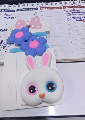 Diğer Çok Renkli Elastik Çocuk Saç Tokası Seti