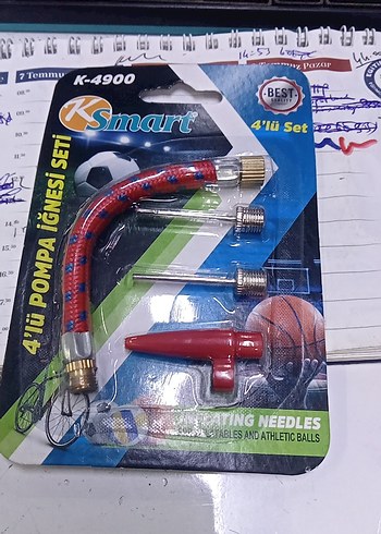 Renkli Elastik Pompa İğnesi Seti