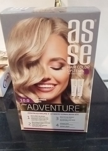 Asse Adventure 10.0 Sarı Saç Boyası - Görsel 2