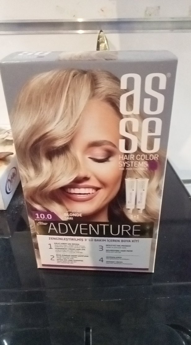 Asse Adventure 10.0 Sarı Saç Boyası - Görsel 2