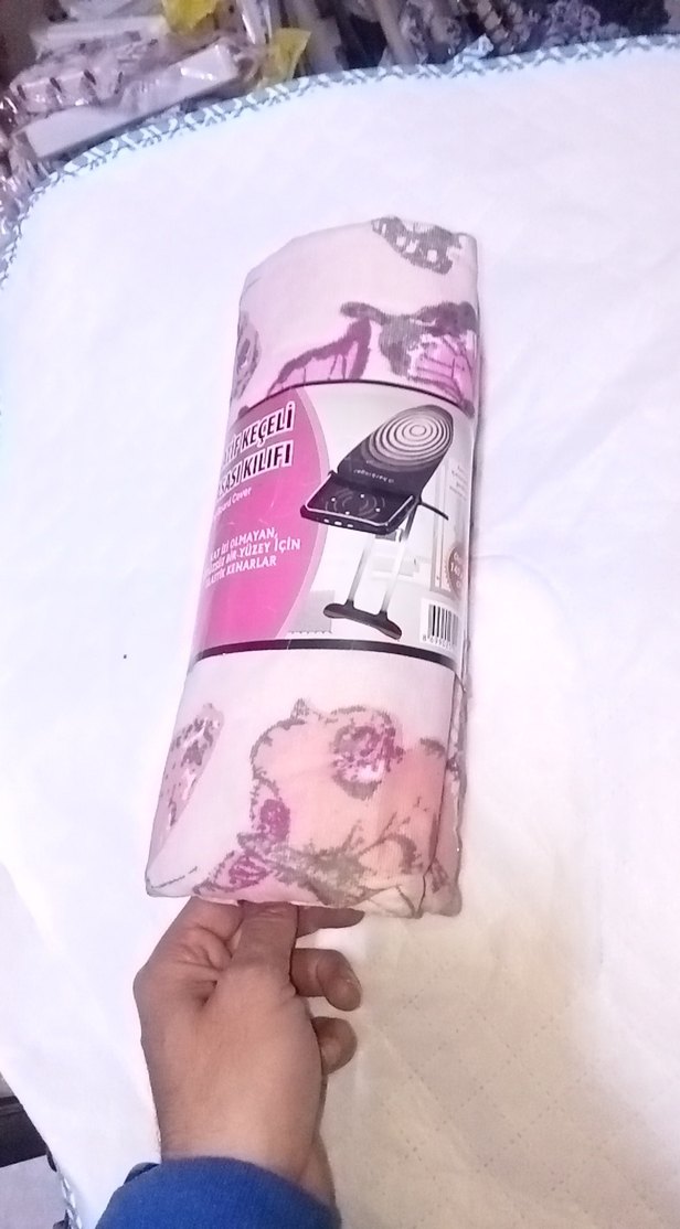 Dekoratif Kelebek Desenli Ütü Masası Kılıfı - Görsel 2