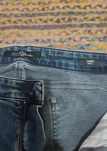 Erkek Mavi Denim Normal Paça Kot Pantolon - Görsel 3