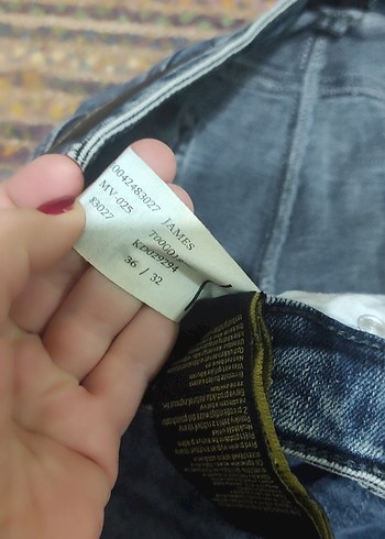 Erkek Mavi Denim Normal Paça Kot Pantolon - Görsel 5