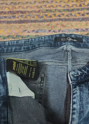 Erkek Mavi Denim Normal Paça Kot Pantolon - Görsel 4