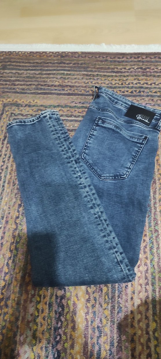 Erkek Mavi Denim Normal Paça Kot Pantolon - Görsel 2