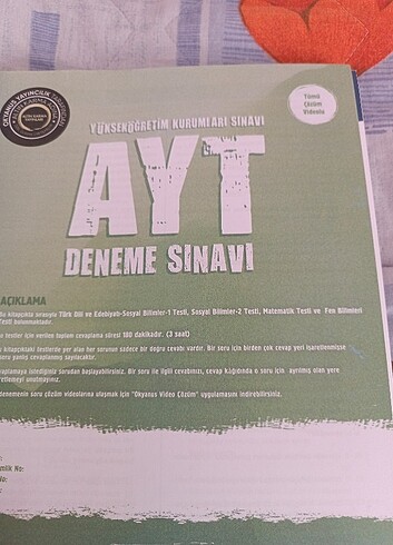 AYT ALTIN KARMA DENEME SETİ EŞİT AĞIRLIK