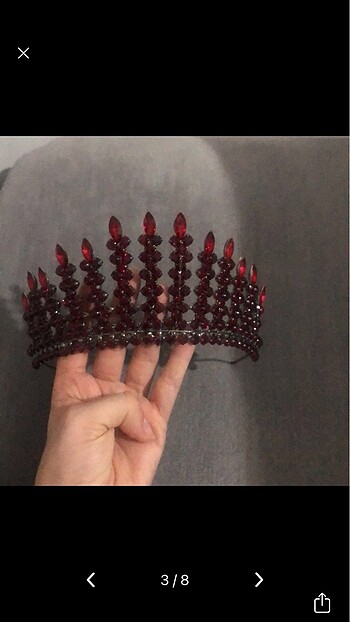Diğer Bordo kına tacı