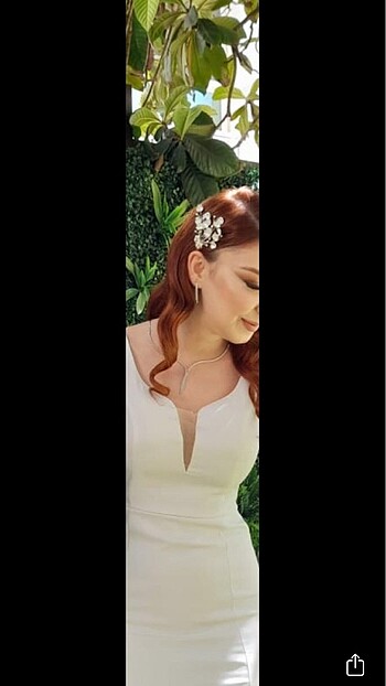  Beden beyaz Renk Nikah saç tokası