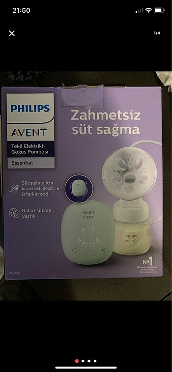 Philips süt sağma makinesi
