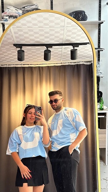 Unisex Oversıze nıke baskılı tişört