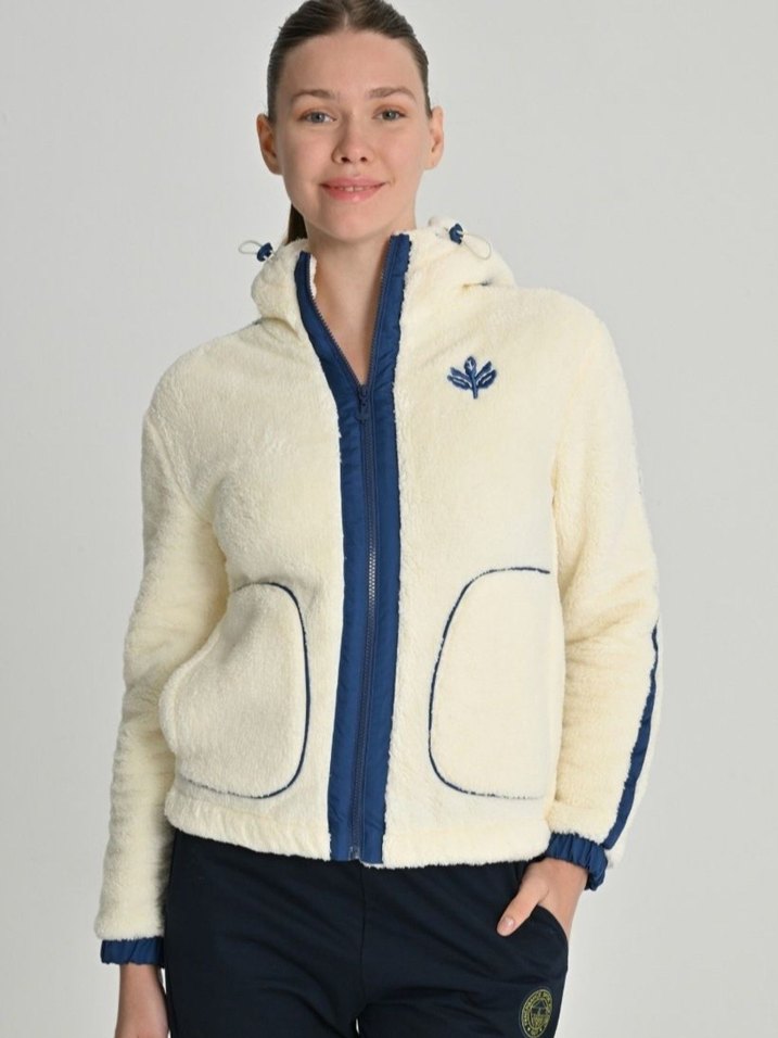 Fenerbahçe Fenerium Kadın Peluş Ceket - Görsel 4