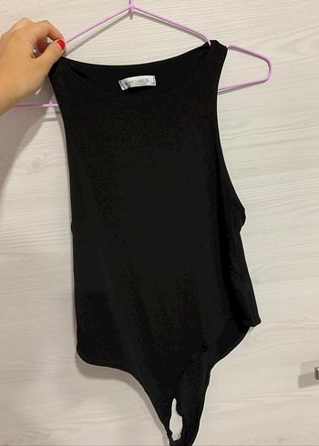 Siyah Basic çıtçıtlı body - Görsel 2