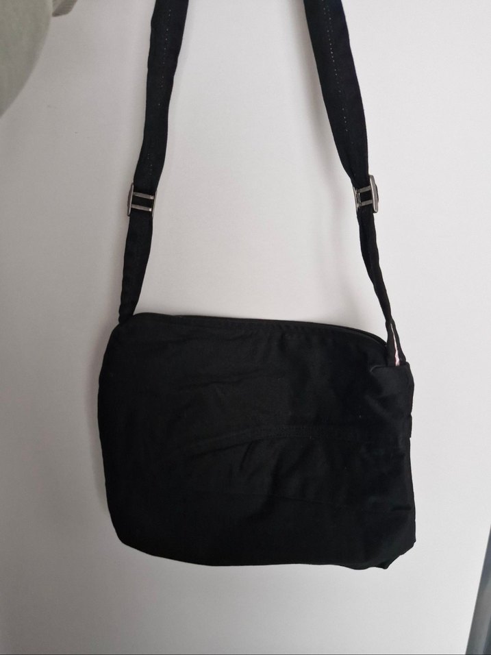 Coquette Siyah Bez Kol Çantası - Görsel 2