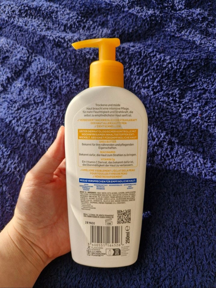 Mixa Niacinamide Bright Vücut Losyonu - Görsel 2