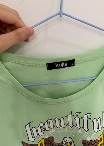 Yeşil Crop Tshirt - Görsel 4