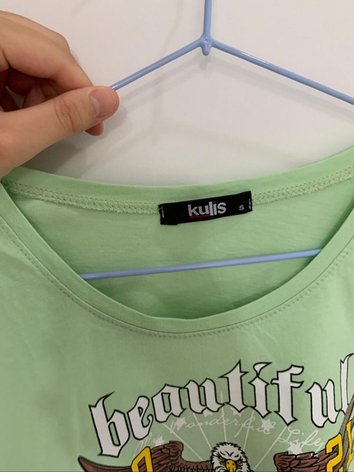 Yeşil Crop Tshirt - Görsel 4