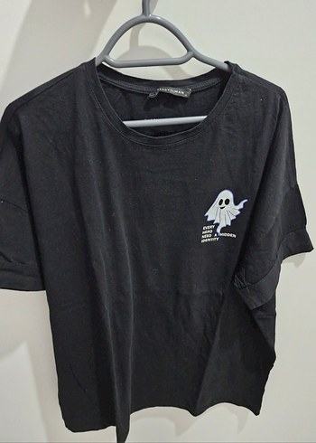 Trendyolman Unisex Siyah T-shirt - Görsel 3