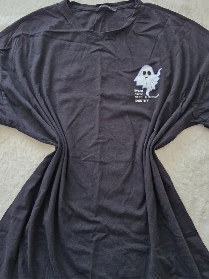 Trendyolman Unisex Siyah T-shirt - Görsel 2