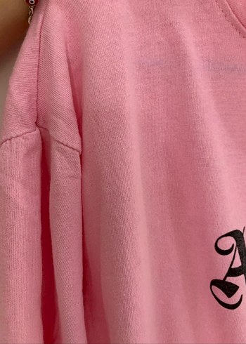Pembe Angel Crop Tshirt - Görsel 6