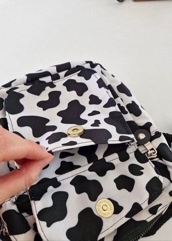 İnek Desenli Kol Çantası - Görsel 4