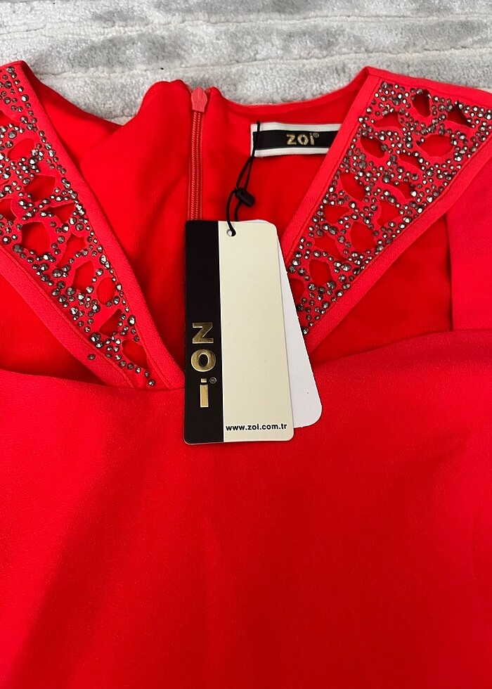 Nar çiçeği elbise - Görsel 2