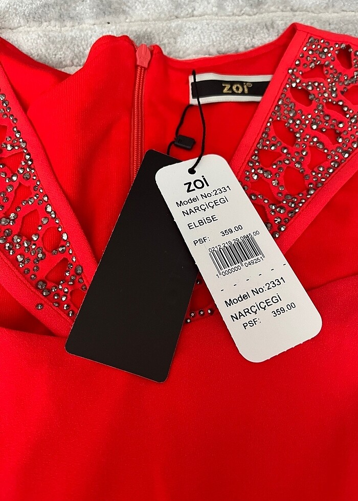 Nar çiçeği elbise - Görsel 3