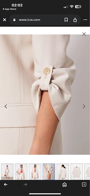 36 Beden ten rengi Renk Ceket Blazer