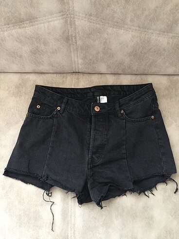 H&M siyah kot şort
