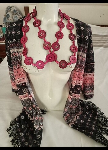 Desenli kimono 