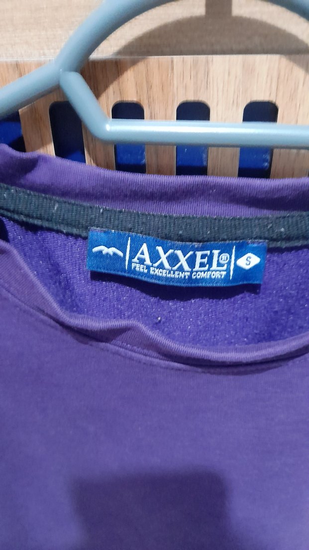 Mor Uzun Kollu Basic Sweatshirt - Görsel 4