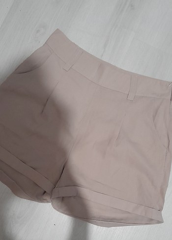 Bej Kumaş Şortlu Takım - Görsel 5