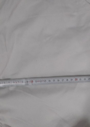 Düğmeli Beyaz Midi Erkek Şort - Görsel 8