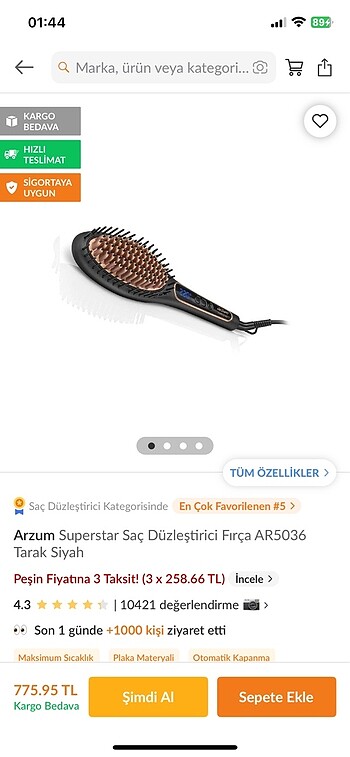 Arzum düzleştirici