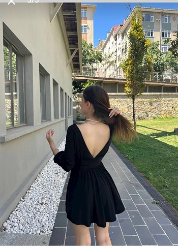 s Beden İspanyol Kol V yaka Şortlu Mini Elbise