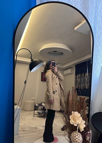 Bej Midi Kadın Trençkot - Görsel 3