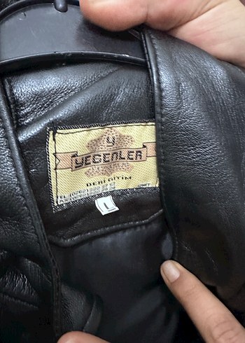 Erkek Siyah Deri Biker Ceket - Görsel 6