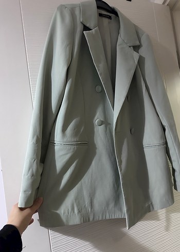 Yeşil Kadın Blazer Ceket - Görsel 3