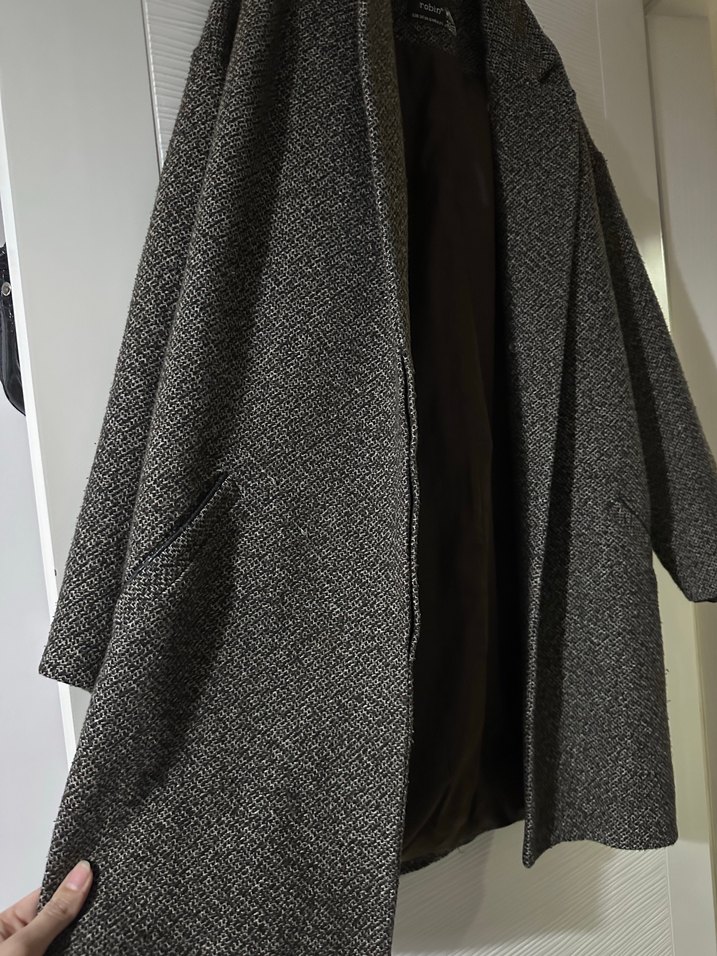 Kadın Kahverengi Kaban - Görsel 5