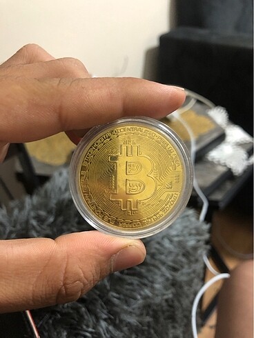 Bitcoin BTC altın kaplama