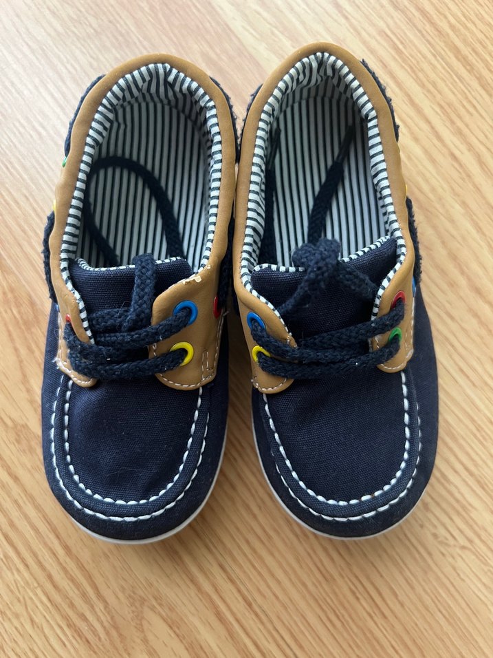 Mavi Bağcıklı Erkek Çocuk Günlük Ayakkabı - Görsel 2