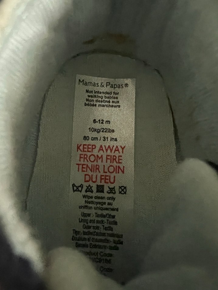 Erkek Bebek İlk Adım Ayakkabısı Renkli Baskılı - Görsel 2